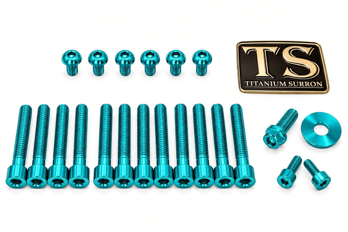 Titanium Bolt Kit for Sirris F43 Fork (22 Pieces)