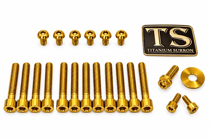 Titanium Bolt Kit for Sirris F43 Fork (22 Pieces)