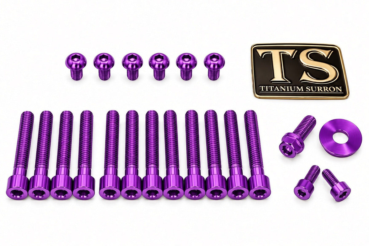 Titanium Bolt Kit for Sirris F43 Fork (22 Pieces)