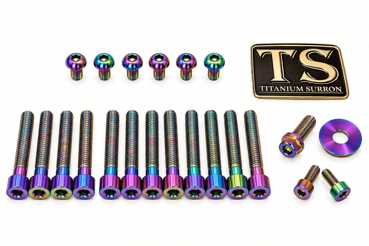 Titanium Bolt Kit for Sirris F43 Fork (22 Pieces)