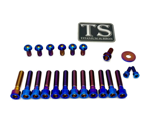 Titanium Bolt Kit for Sirris F43 Fork (22 Pieces)