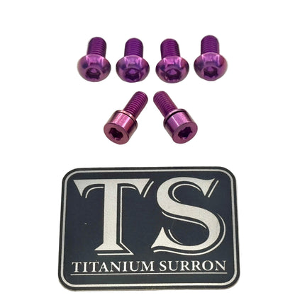 Titanium E-Moto Headlight Mount Bolts
