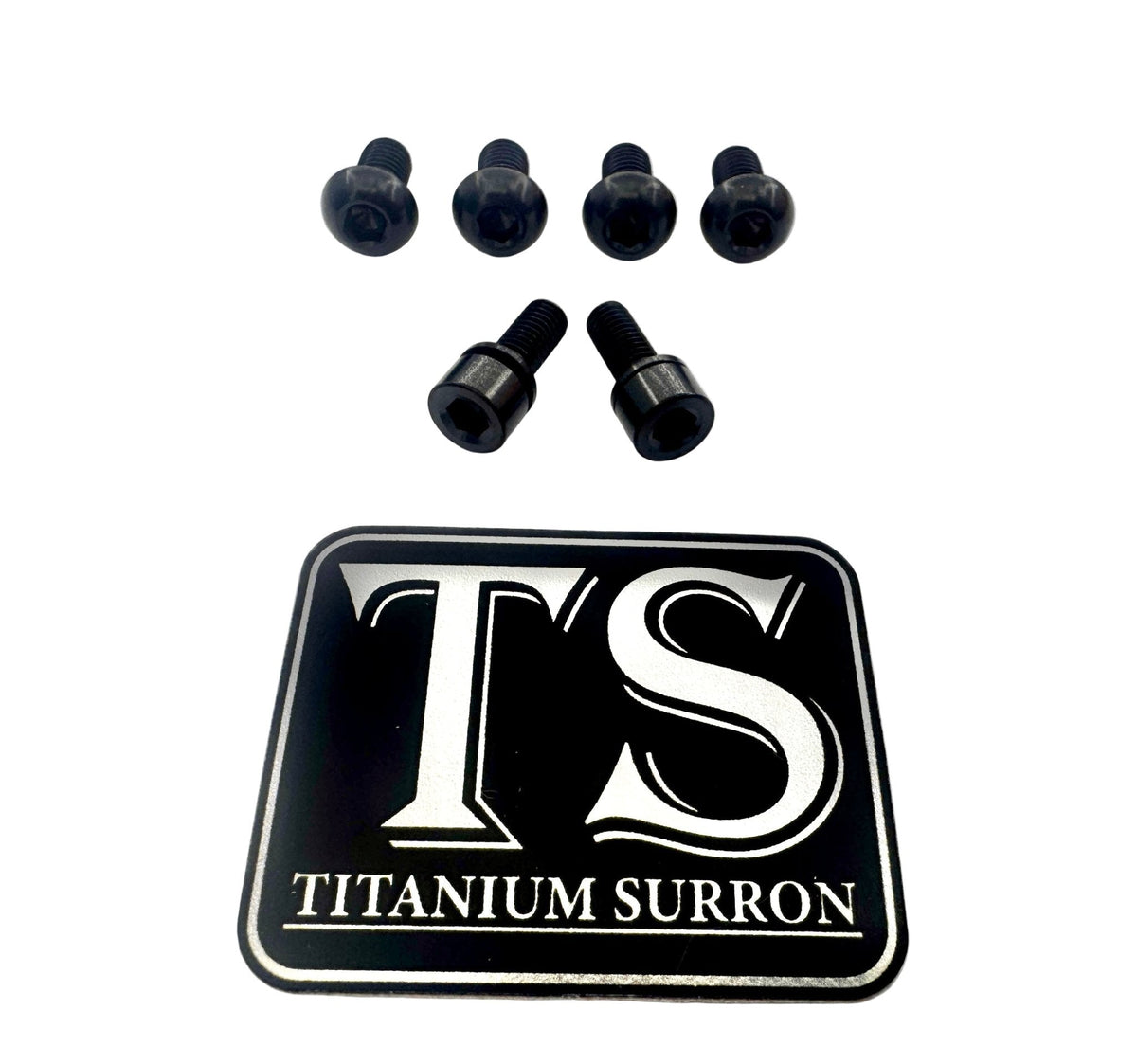 Titanium E-Moto Headlight Mount Bolts