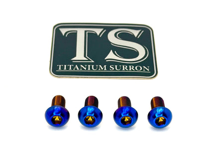 Titanium E-Moto Headlight Mount Bolts