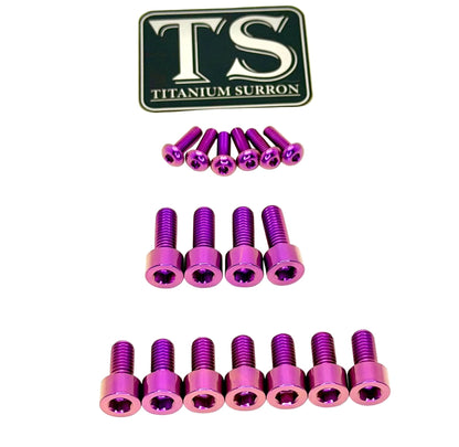 Titanium EXT Ferro Fork Bolt Kits
