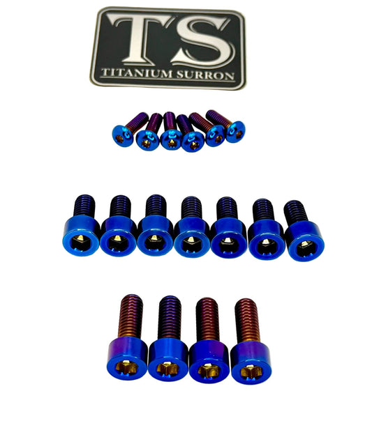 Titanium EXT Ferro Fork Bolt Kits