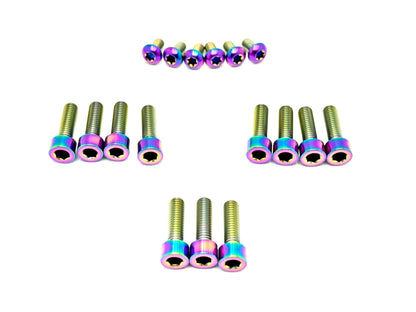 Titanium FastAce Fork Bolt Kits ALX13RC (2.0), AHX12RV (Gravitee), ALX32RC