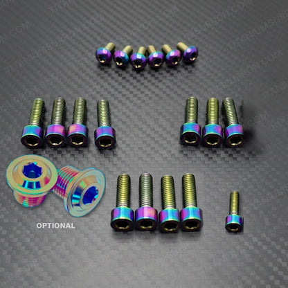 Titanium KKE Fork Bolt Kit - Juiced Scrambler