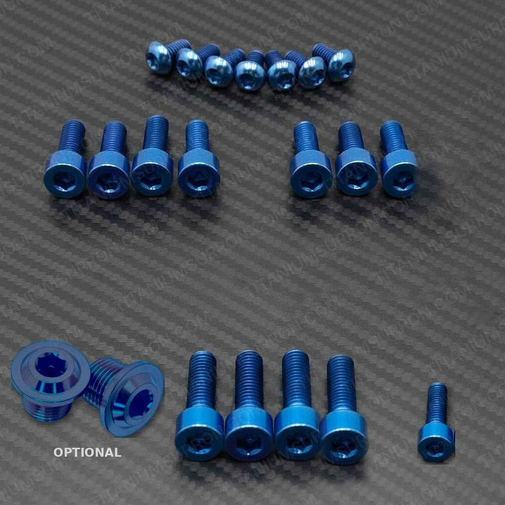 Titanium KKE Fork Bolt Kit - Juiced Scrambler