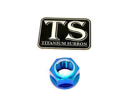 Titanium Rear Axle Nut - E-Moto