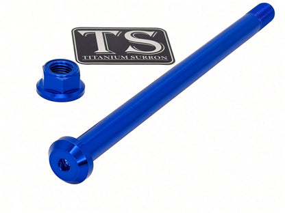 Titanium Rear Axle/ Nut - E-Ride Pro