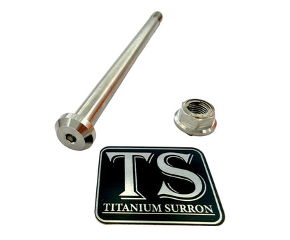 Titanium Rear Axle/ Nut - E-Ride Pro