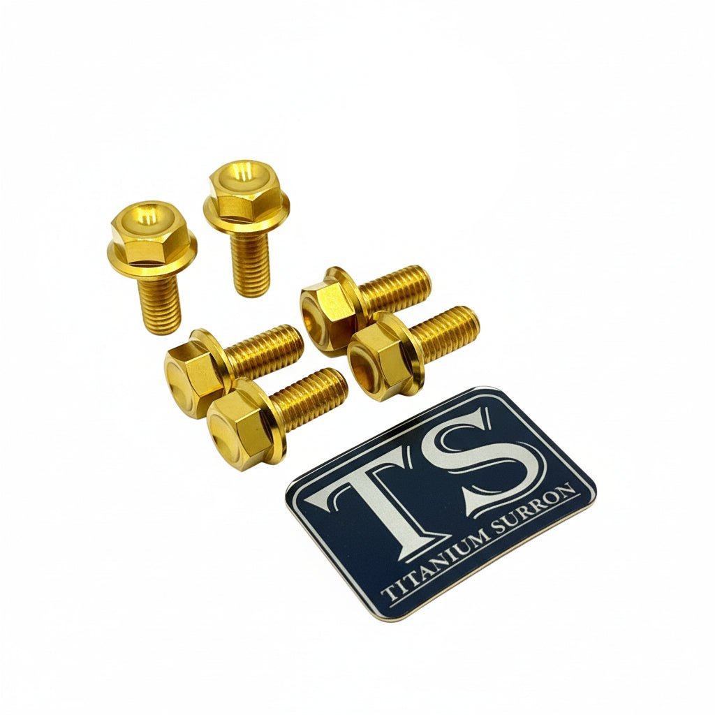 Titanium Rear Sprocket Bolts - E-Moto