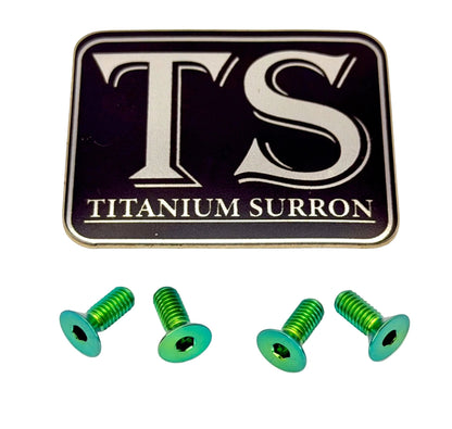 Titanium Surron Ultra Bee Brake Reservoir Cap Bolts
