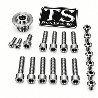Titanium Surron Ultra Bee OEM Fork Bolt Kit