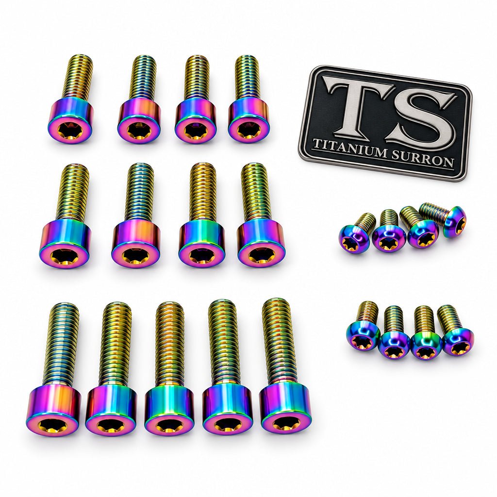 Titanium Talaria Komodo Fork Bolt Kits (21 pcs)