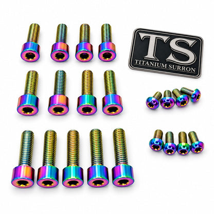 Titanium Talaria Komodo Fork Bolt Kits (21 pcs)