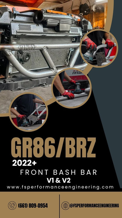 Toyota GR86 / Subaru BRZ 2022+ Front Bash Bar V1 & V2