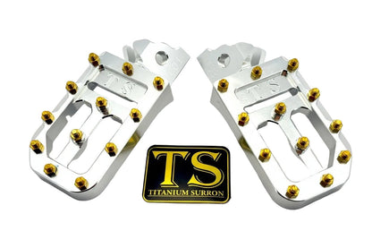 TS Custom Foot Pegs w/ Titanium Grips for Talaria and Altis