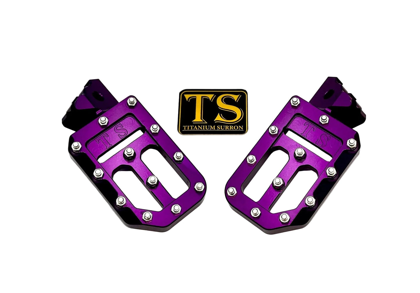 TS Custom Foot Pegs w/ Titanium Grips for Talaria and Altis