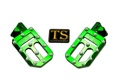 TS Custom Foot Pegs w/ Titanium Grips for Talaria and Altis