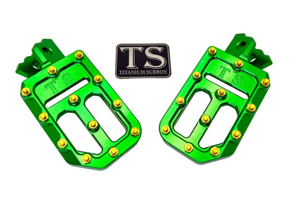 TS Custom Foot Pegs w/ Titanium Grips for Talaria and Altis