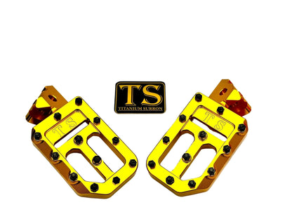 TS Custom Foot Pegs w/ Titanium Grips for Talaria and Altis