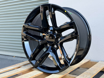 GM5 18X8.5 6X139.7 +24 CB78.1 GLOSS BLACK (FITS GMC SILVERADO TAHOE SIERRA)
