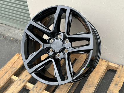 GM5 20x9 6x139.7 +24 78.1 GLOSS BLACK (FITS GMC SILVERADO TAHOE SIERRA)
