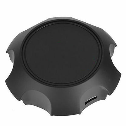 Wheels Center Caps for TR1-615-6H Matte Black (Replacement Blank Center Cap)