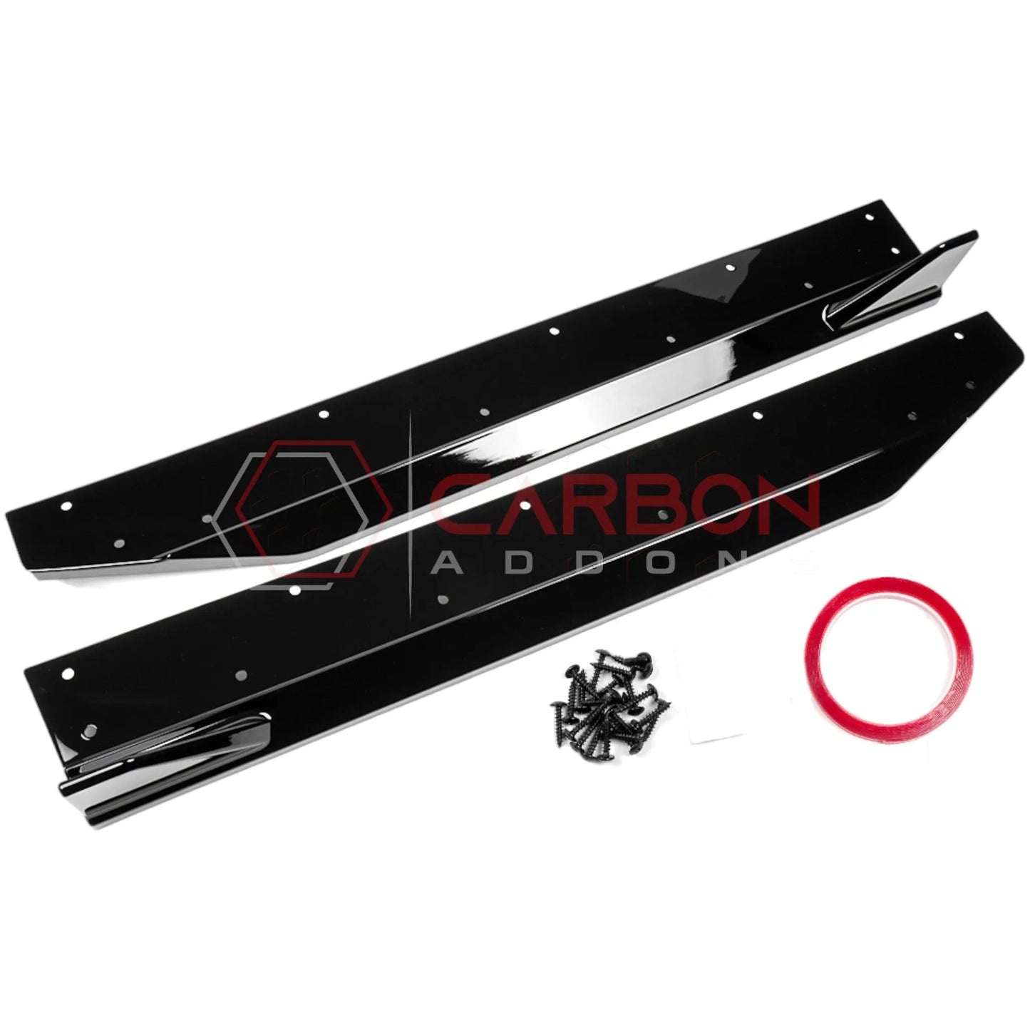 2024+ Mustang S650 Side Skirt Extensions with Winglets | ABS