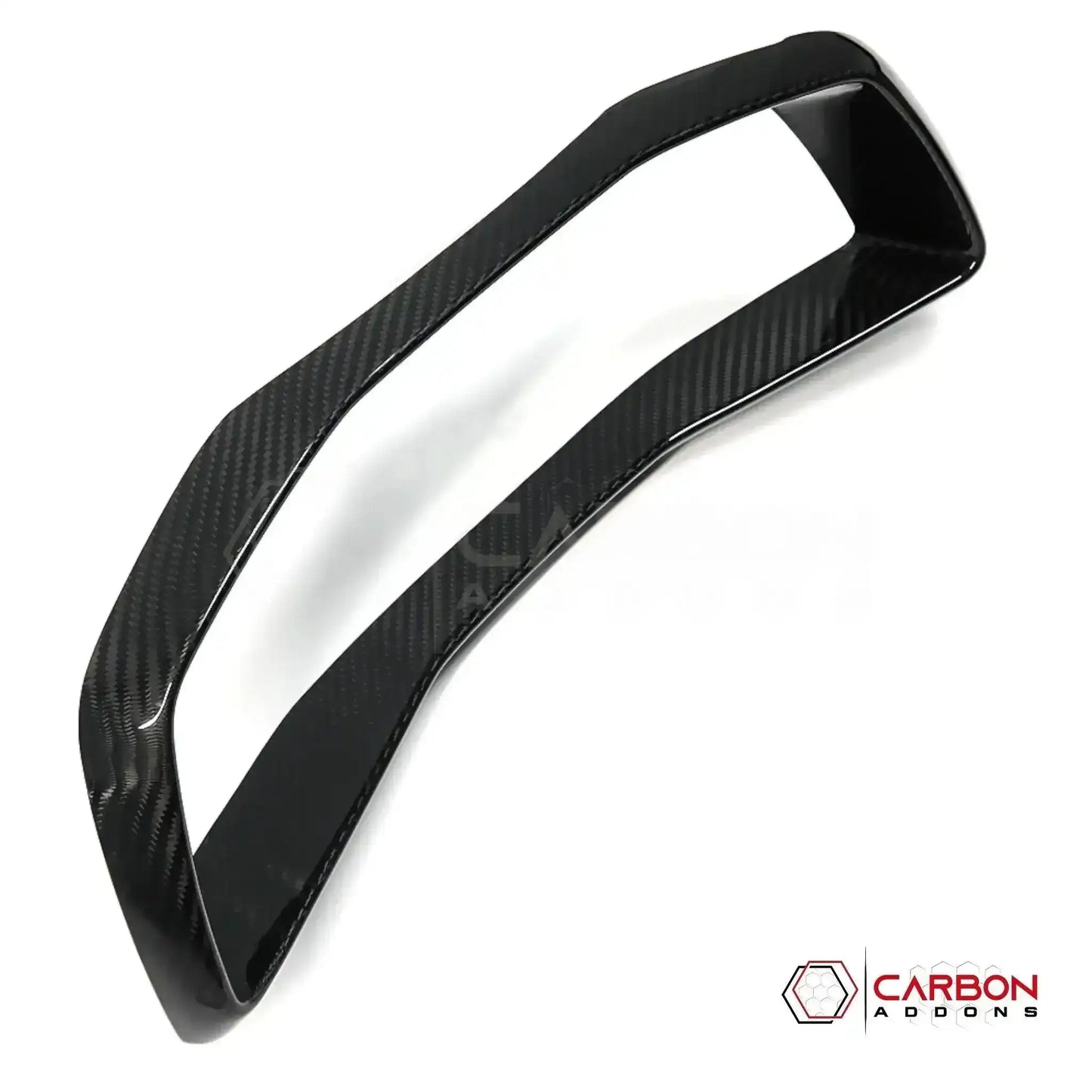 C8 Corvette Real Carbon Fiber Gauge Cluster Trim Cover | Interior Overlay (2020–2025)