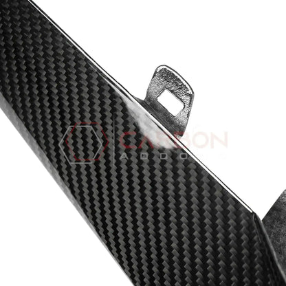 C8 Corvette Z06 Real Carbon Fiber Front Bumper Grille Trims | Cover or Direct Replacement (2023+)