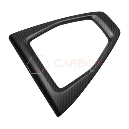 Real Carbon Fiber Gear Shifter Trim Cover for 2024+ Ford Mustang