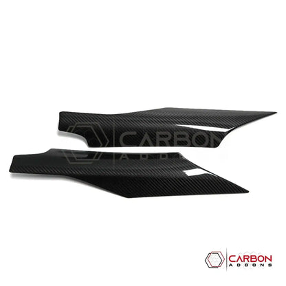 C8 Corvette Real Carbon Fiber Door Speaker Upper Trim Covers | Interior Upgrade (2020–2026)