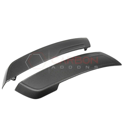 Real Carbon Fiber Rear Wheel Fender Flare Trim Insert For 2021–2024 Ford Bronco Raptor