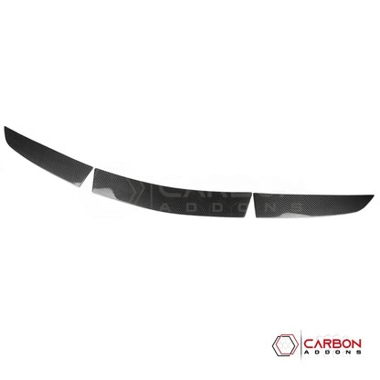 C8 Corvette Z06 / E-Ray Carbon Fiber Spoiler Delete Covers – Dry Pre-Preg (3pc)
