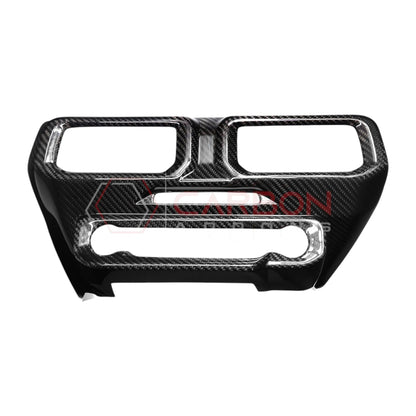 2024+ S650 Mustang Hard Carbon Fiber Dashboard Center AC Vent Trim Cover