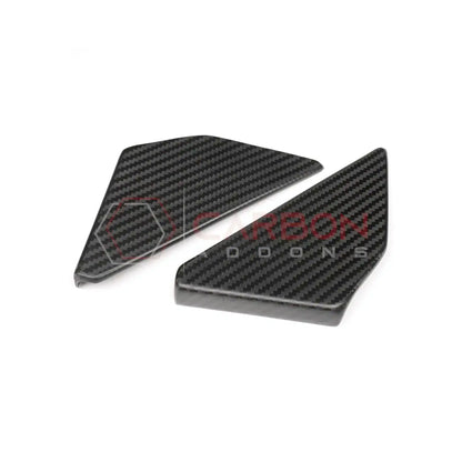 Real Carbon Fiber Rear Door Window Triangle Trim Covers For 2021–2025 Ford Bronco