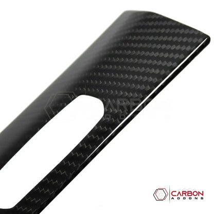 C8 Corvette Real Carbon Fiber HUD Button Control Trim Cover | Interior Upgrade (2020–2026)