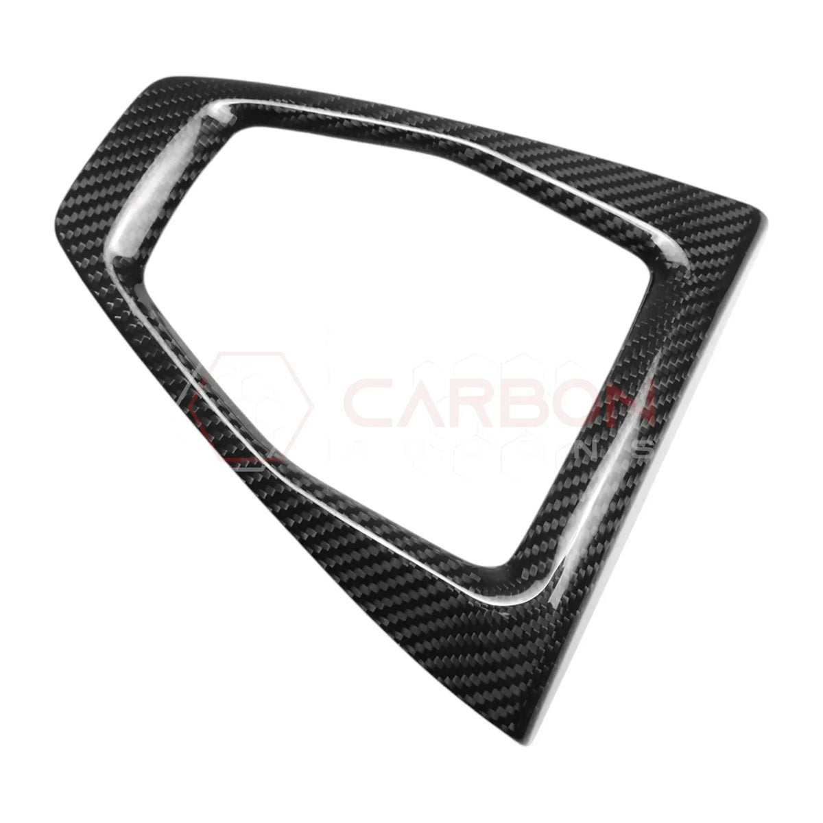 Real Carbon Fiber Gear Shifter Trim Cover for 2024+ Ford Mustang