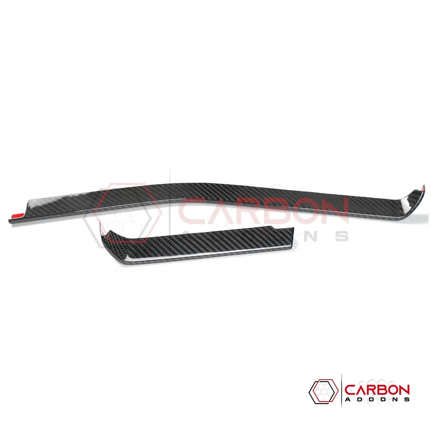 2026+ C8 Corvette Carbon Fiber Dash Trim Cover | Chrome Delete