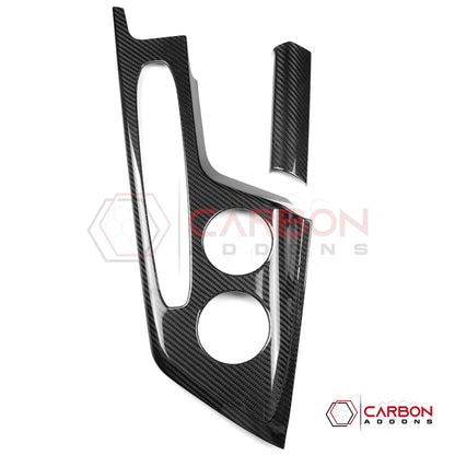 2026+ C8 Corvette Real Carbon Fiber Center Console Cover | Interior Upgrade