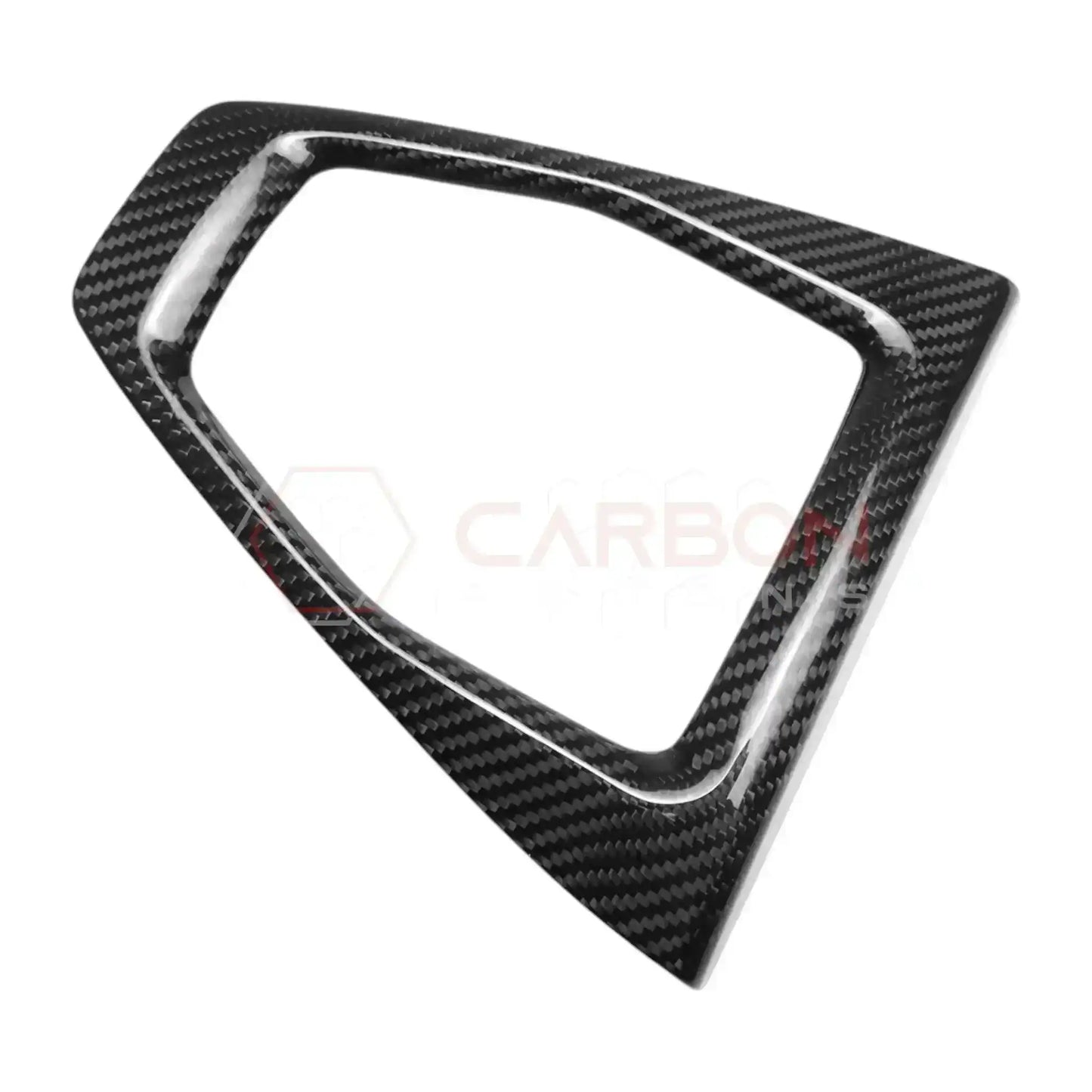 Real Carbon Fiber Gear Shifter Trim Cover for 2024+ Ford Mustang