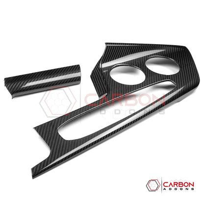 2026+ C8 Corvette Real Carbon Fiber Center Console Cover | Interior Upgrade
