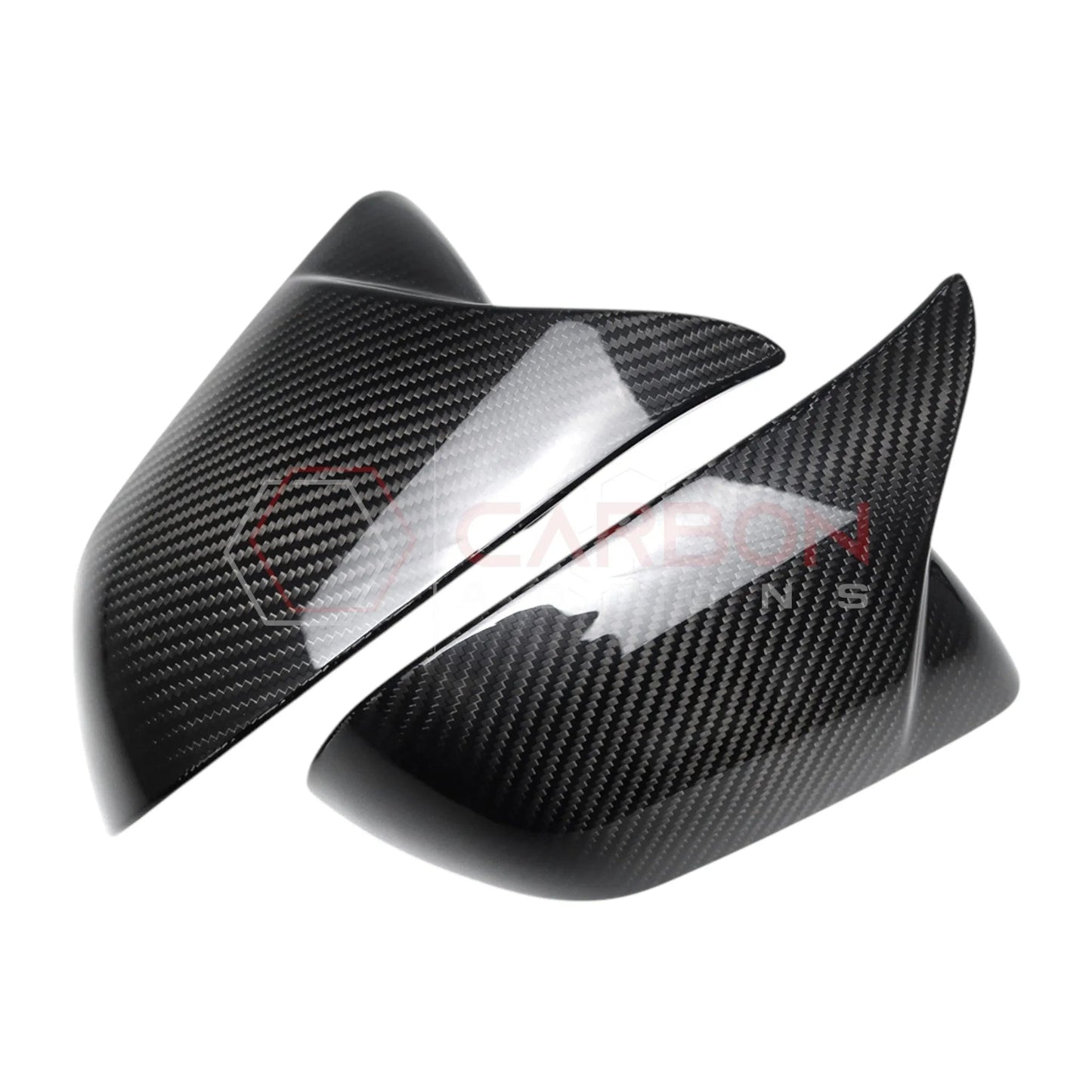 2024+ S650 Mustang M Style Carbon Fiber Exterior Side Mirror Cover