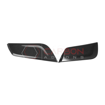 2024+ S650 Mustang Real Carbon Fiber Center Console Side Trim Covers