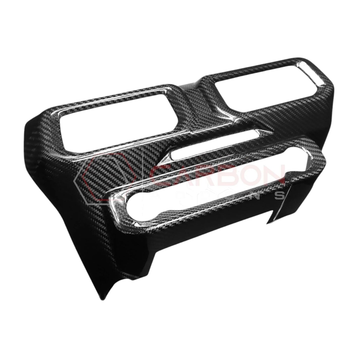 2024+ S650 Mustang Hard Carbon Fiber Dashboard Center AC Vent Trim Cover