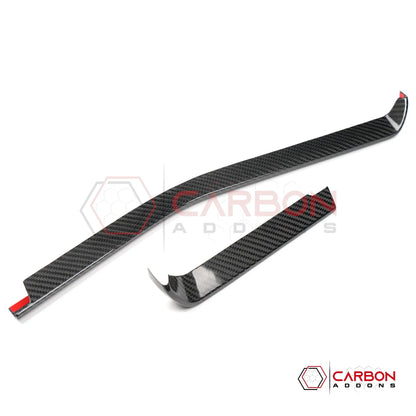 2026+ C8 Corvette Carbon Fiber Dash Trim Cover | Chrome Delete