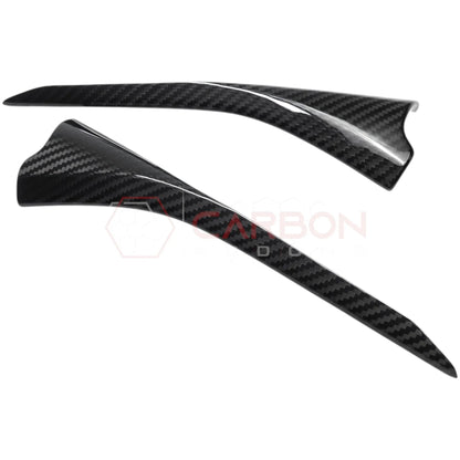 C8 Corvette Real Carbon Fiber Door Panel Upper Trim Covers